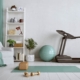Training at home with gym equipment